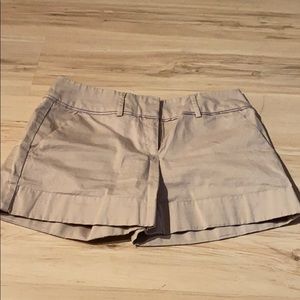 NY & Company Cuffed khaki shorts